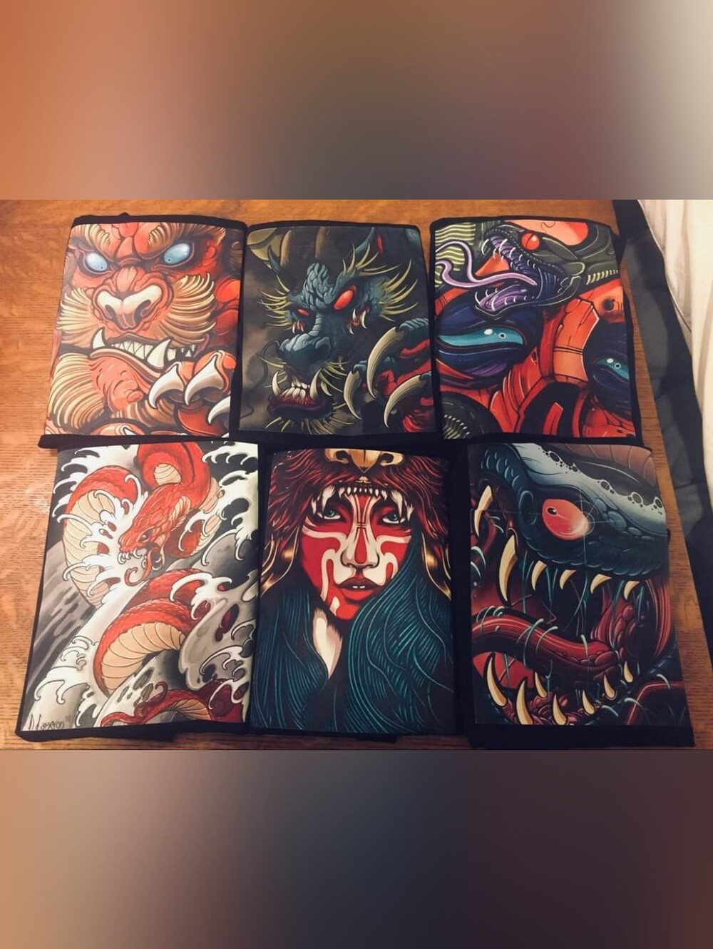 Dragon and Warrior Tee Shirt Set